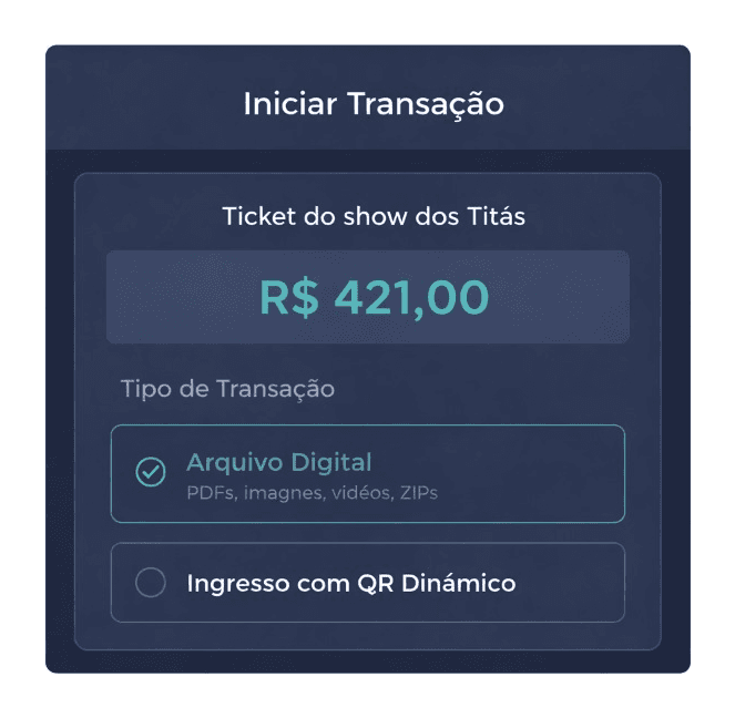 1. Vendedor cria a transação